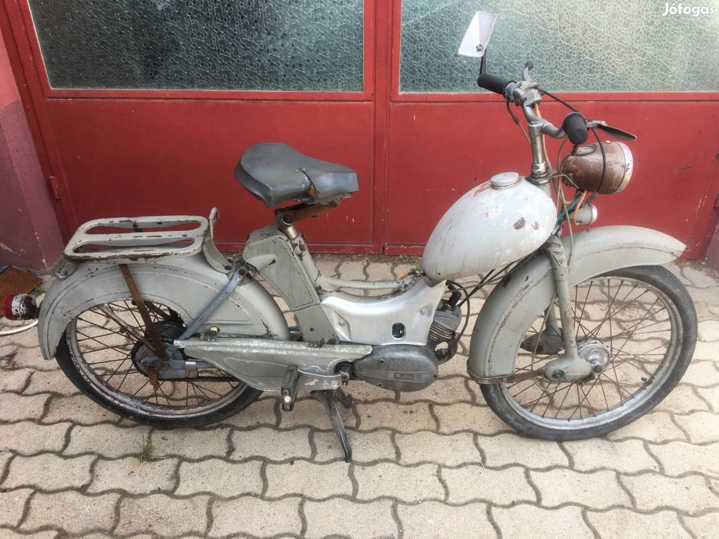 Veterán régi Simson Suhl SR 2 SR2 pedálos motor motorkerékpár