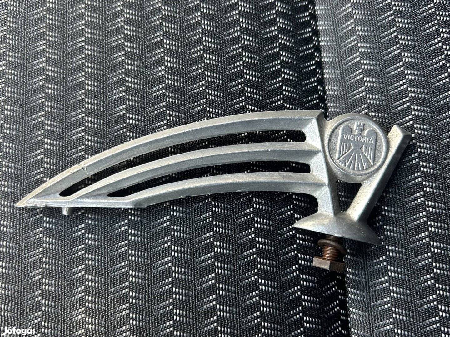 Veterán régi Victoria kerékpár bicikli sárvédődísz