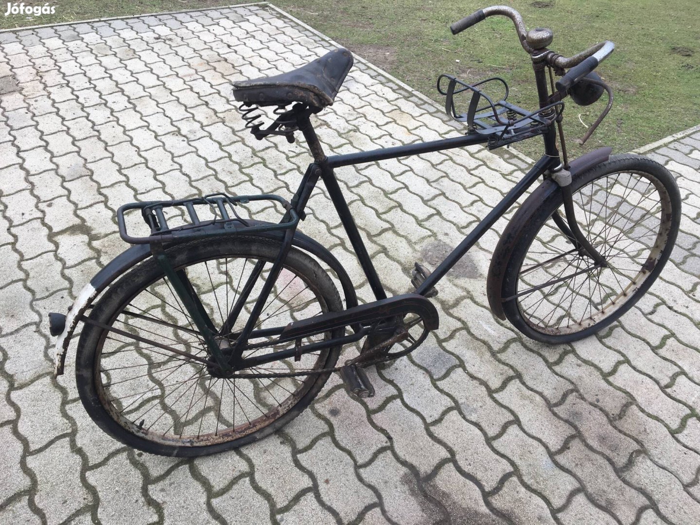 Veterán régi kerékpár bicikli Csepel Toldi Ballon férfi