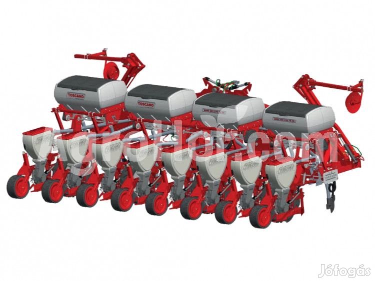 Vetőgép, Toscano Szemenkénti vetőgép 550 cm -  Csúszó csoroszlyás