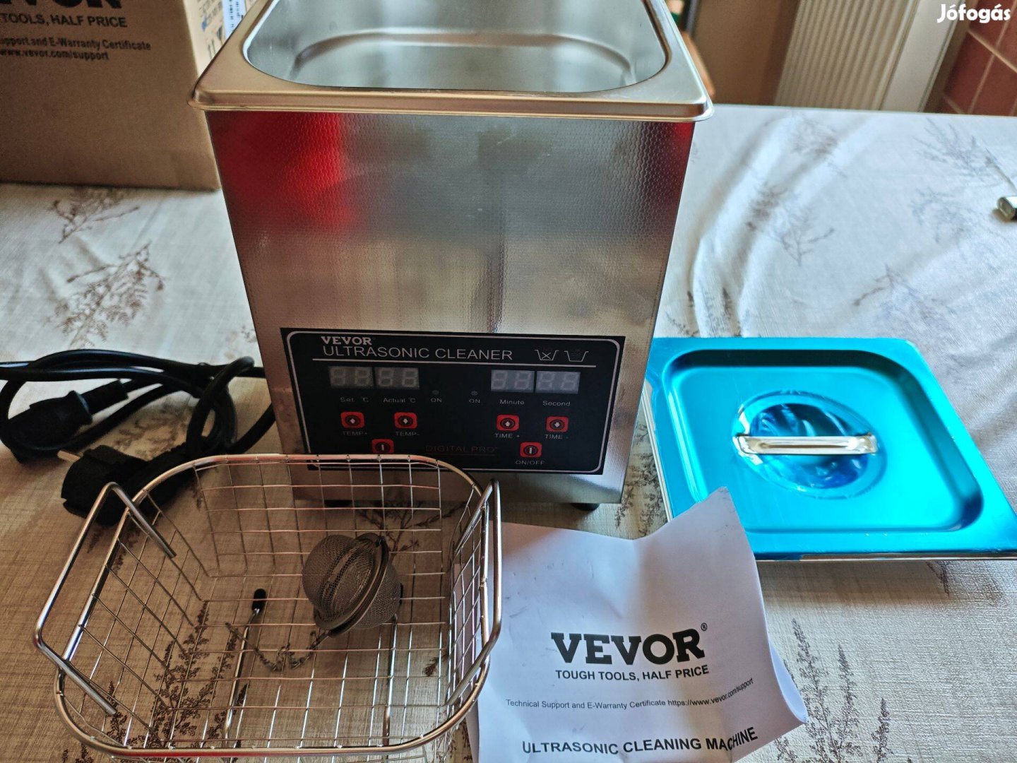 Vevor ultrahangos tisztító 2l. eladó