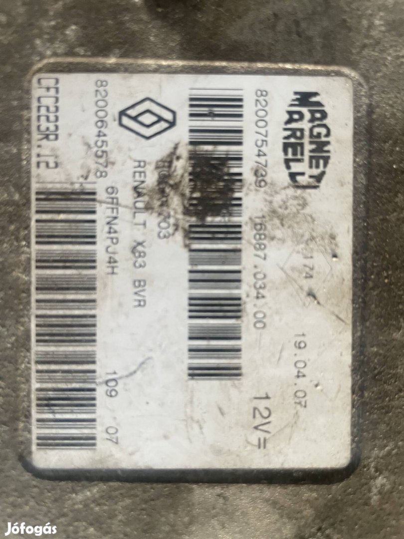 Vezérlő 8200754739 8200645578 16887.034.00 Renault Magneti Marelli