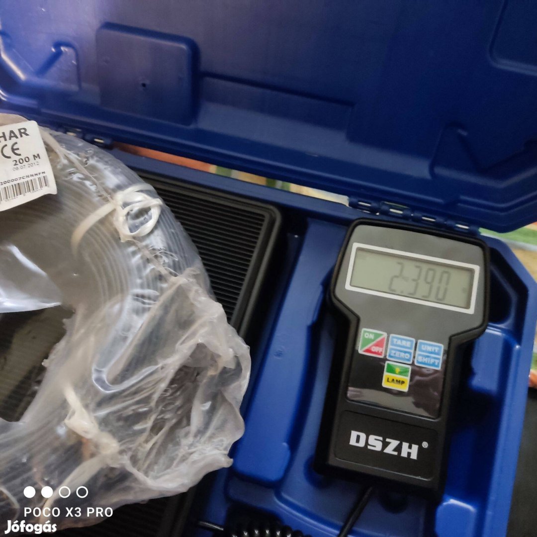 Vezeték kábel tömör réz huzal 0,75mm2 200 méter