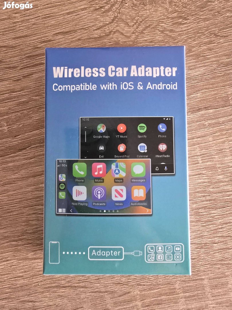 Vezeték nélküli Android auto/Carplay adapter