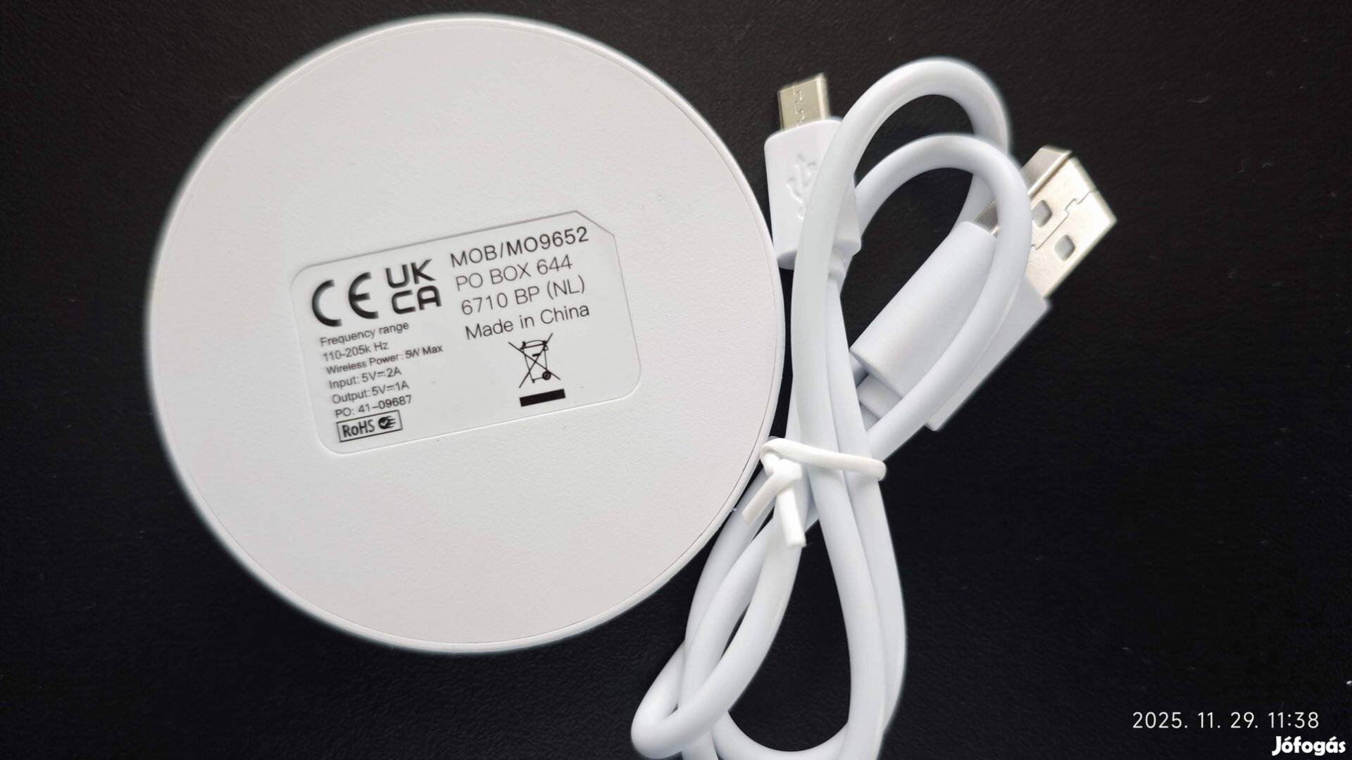 Vezeték nélküli Qi töltőpad 5W