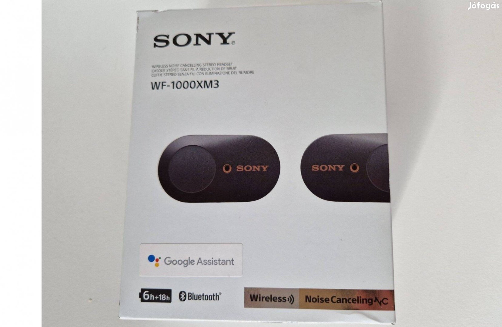 Vezeték nélküli, zajszűrő fülhallgató - Sony WF-1000XM3