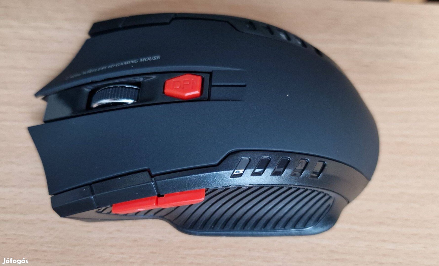Vezeték nélküli ergonómikus 6 gombos optikai egér gamer
