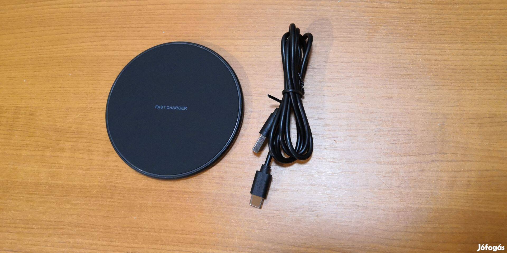 Vezeték nélküli töltő Fast Wireless Charger iphone 15 14 13 12 Samsung