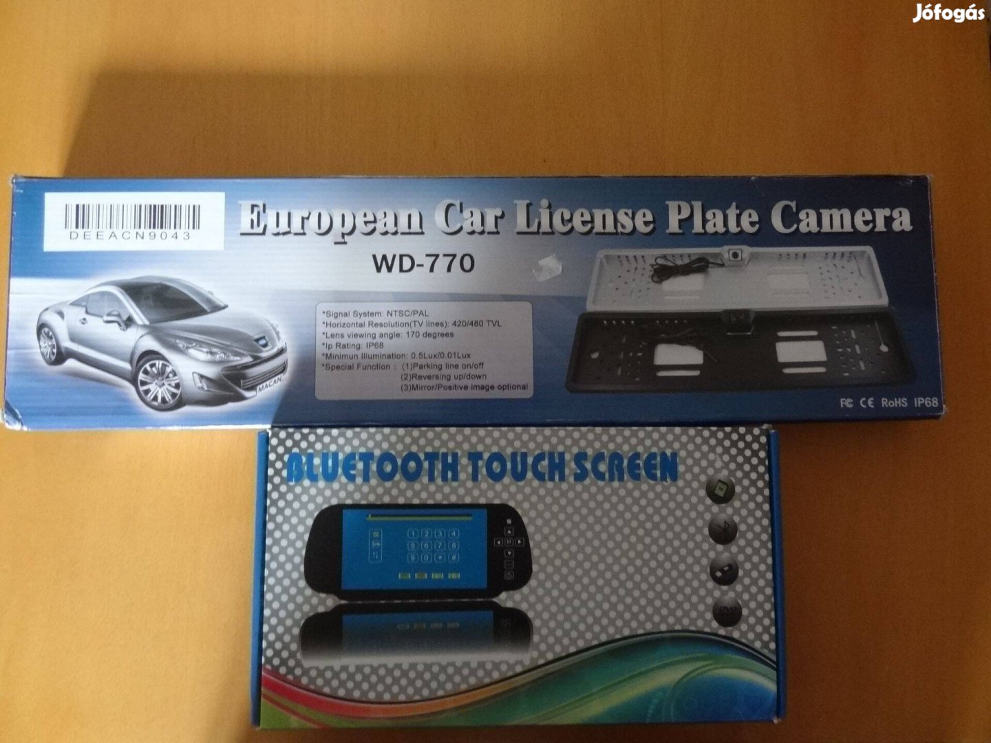 Vezeték nélküli wireless tolatóradar szett