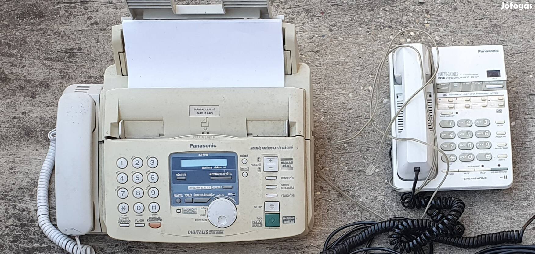 Vezetékes Panasonic fax hangrögzítős telefon