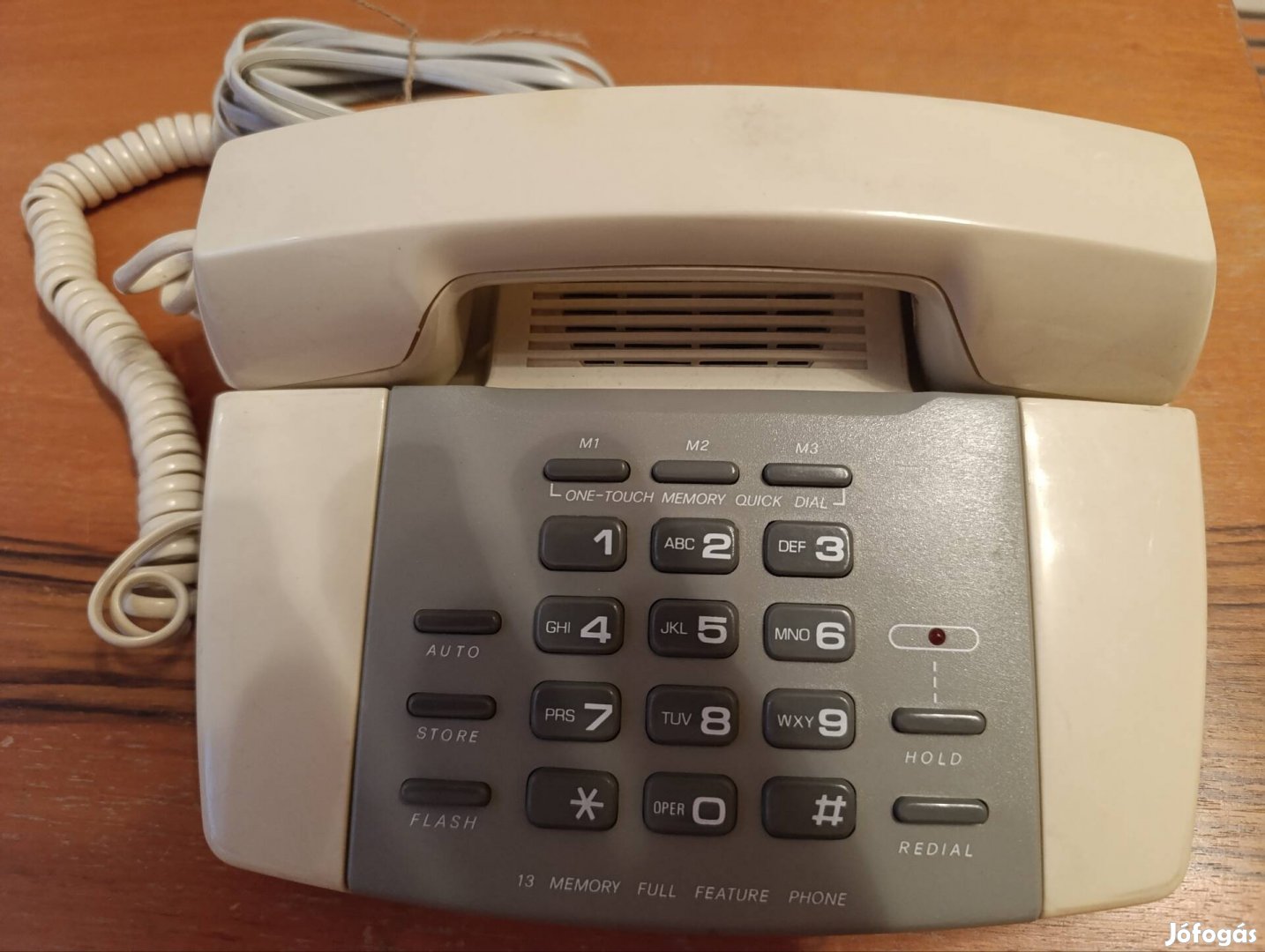 Vezetékes telefon (fehér-szürke)