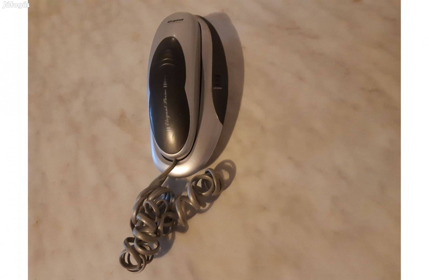 Vezetékes telefon ezüst szűrke Elegant Phone