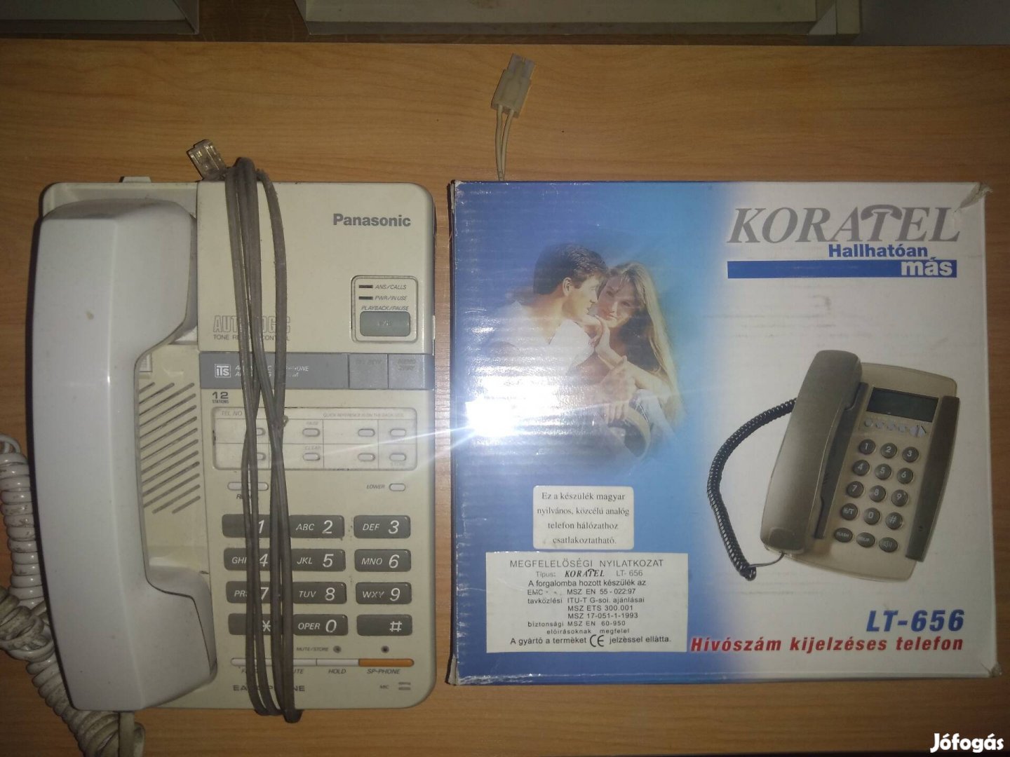 Vezetékes telefon készülékek 2db Panasonic / Koratel