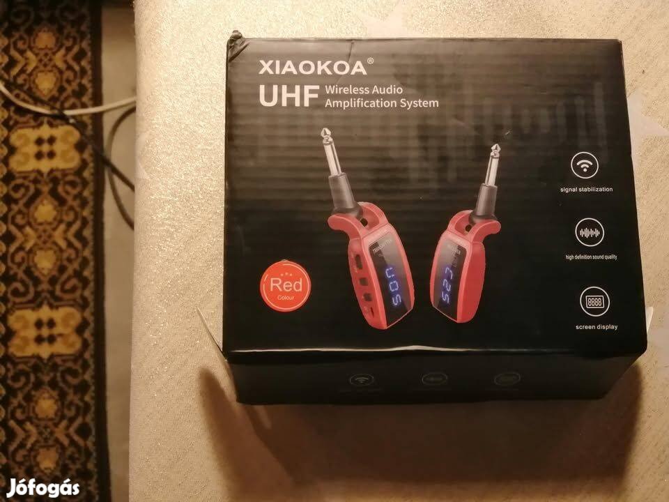 Vezetéknélküli UHF gitár adóvevő
