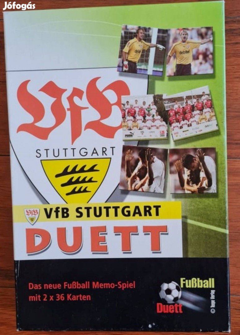 Vfb Stuttgart 2 x 36 darabos fociskártya kártyadoboz 2004 Szabics