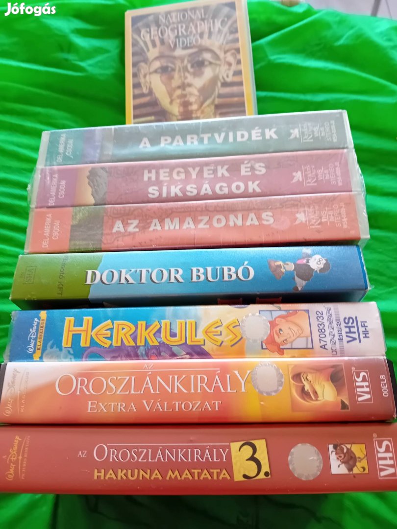 Vhs kazetták,rajzfilmek