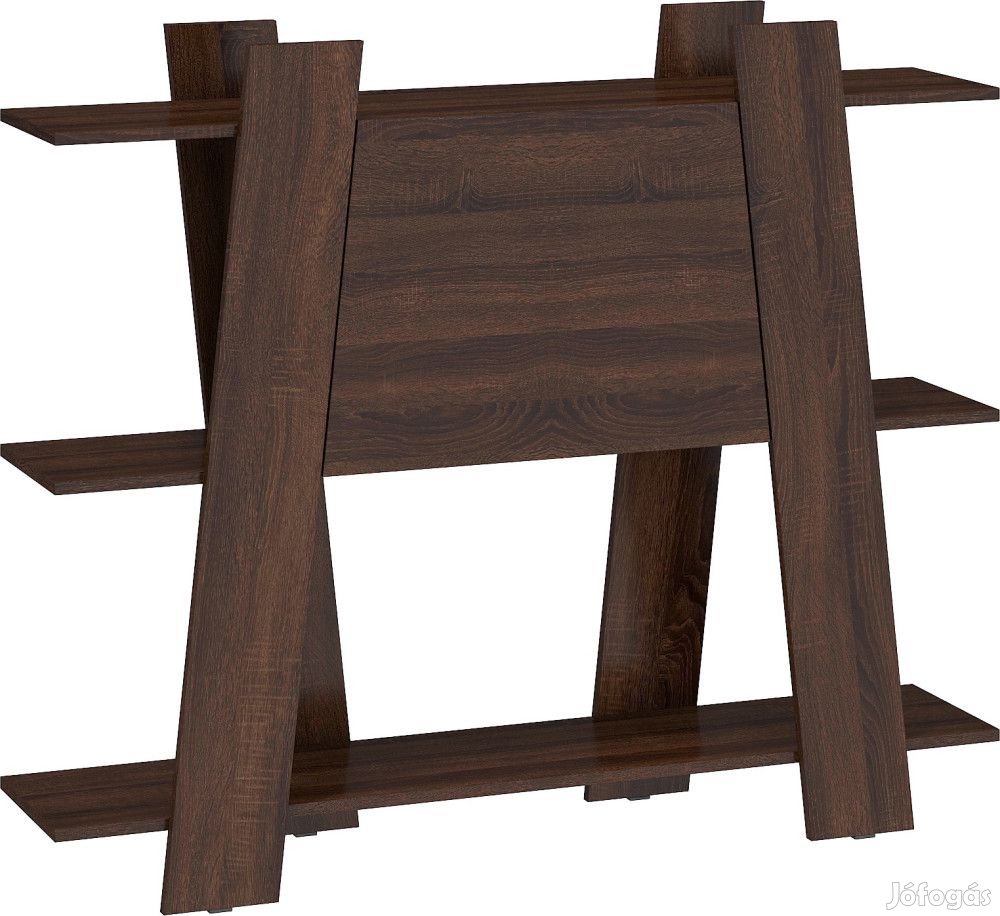 Via-825 tölgy könyvespolc