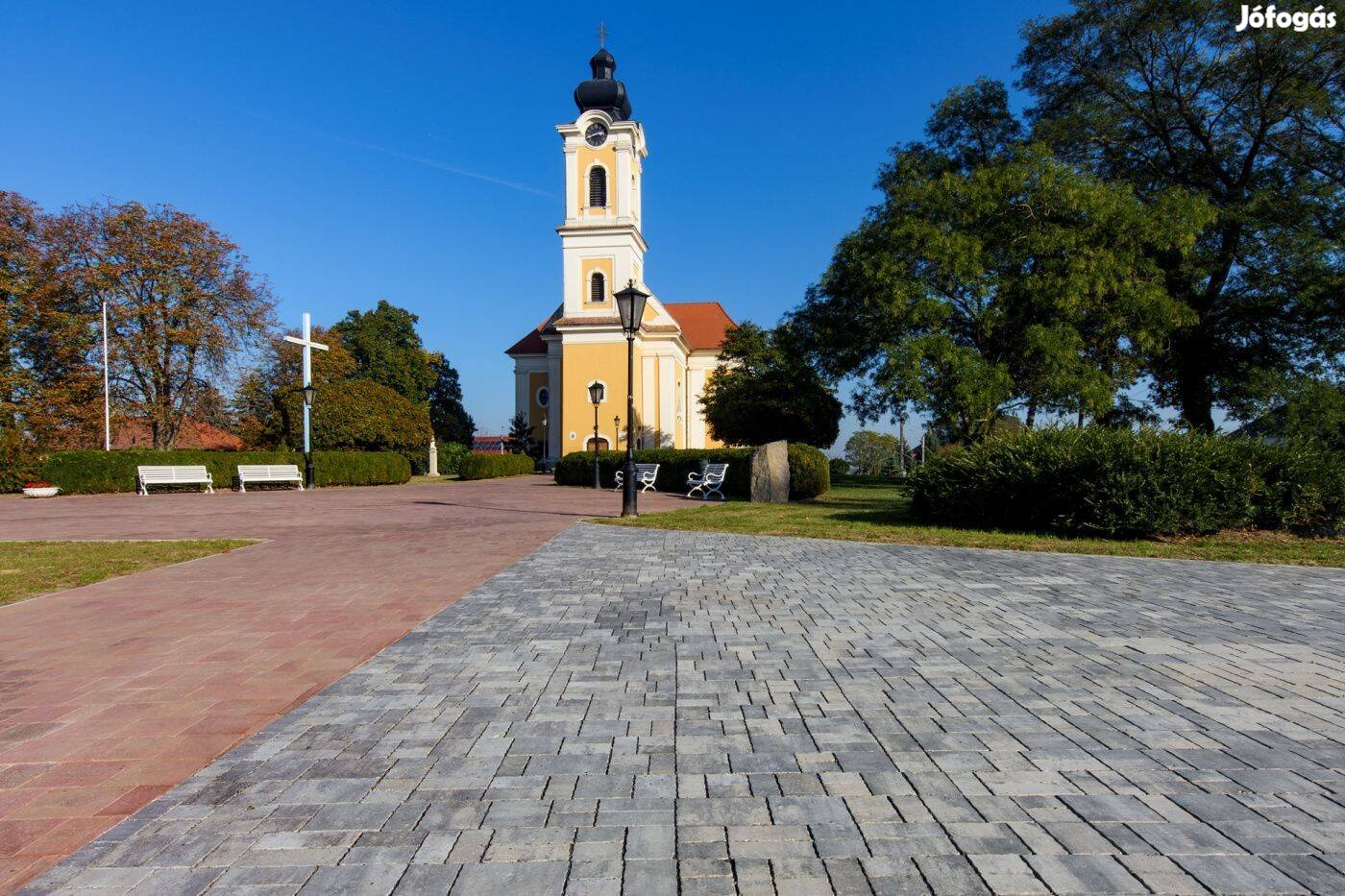 Via Casa karbon- fehér térkő országos szállítással, sima felülettel. A