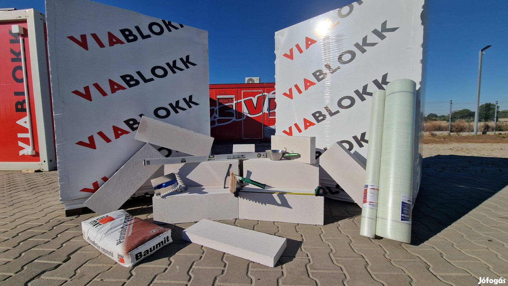 Viablokk Pórusbeton Falazóelem