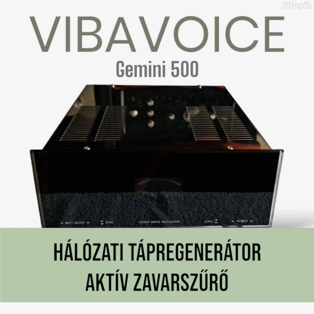 Vibavoice Gemini 500 hálózati tápregenerátor és aktív zavarszűrő