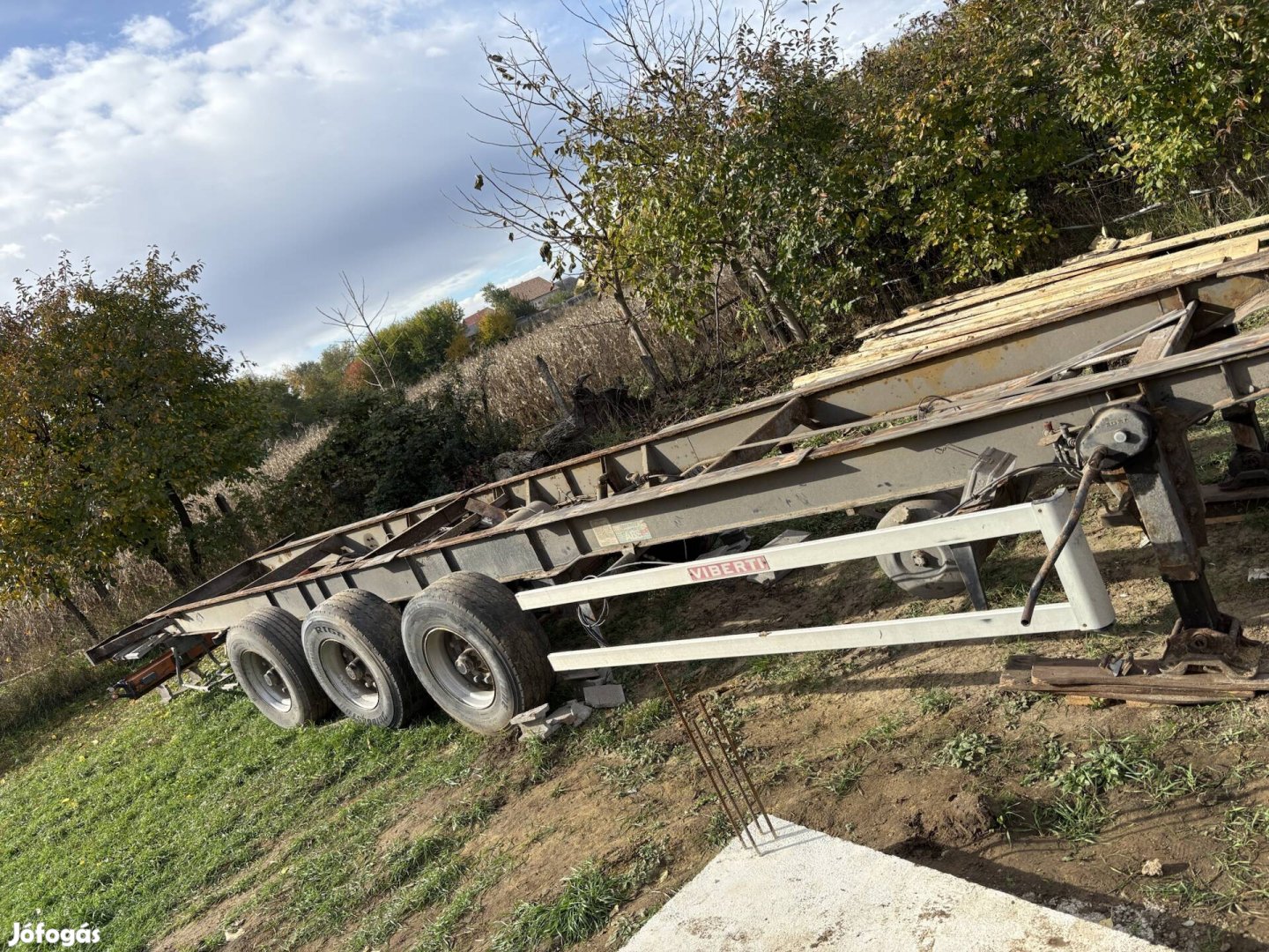 Viberti pótkocsi alváz eladó