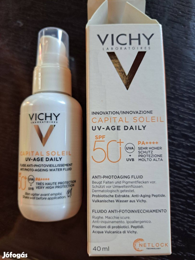 Vichy Capital Soleil UV-Age Daily, 50+, 40ml, naptej, napkrém