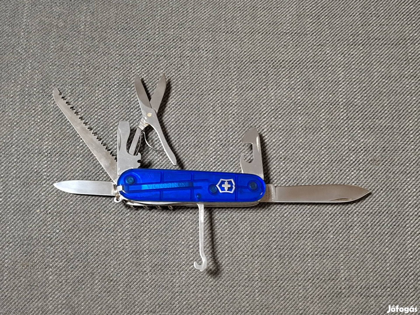 Victorinox Huntsman átlátszó kék 