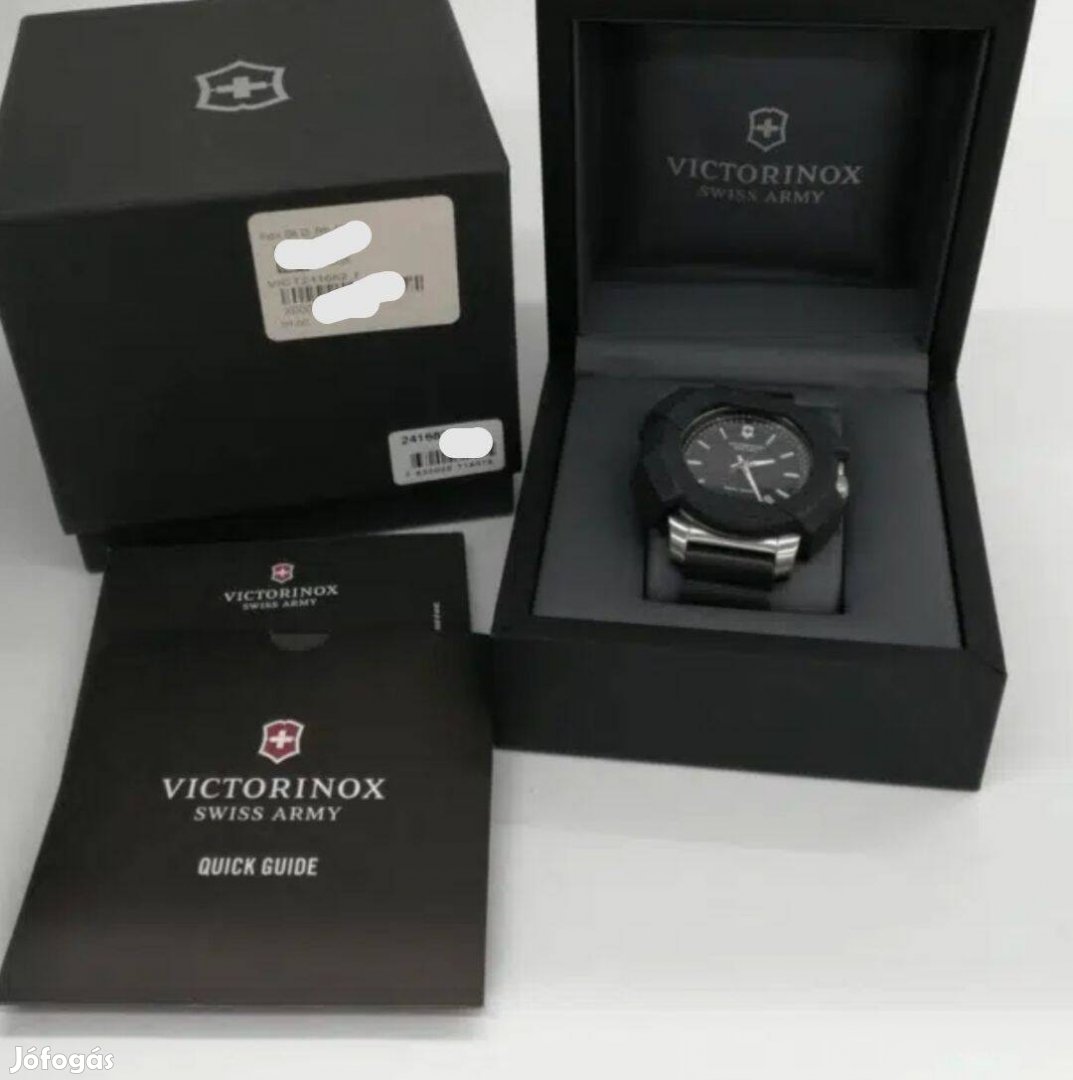 Victorinox Inox Black Férfi Óra Sport Búvár Swiss Made !