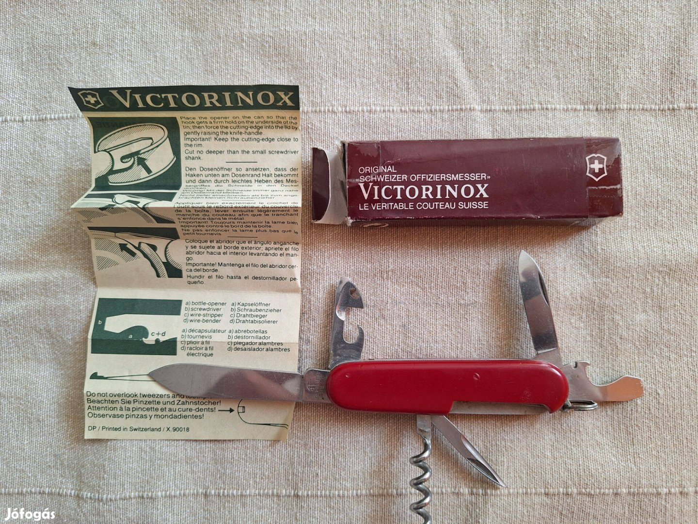 Victorinox multifunkciós bicska, eredeti dobozában