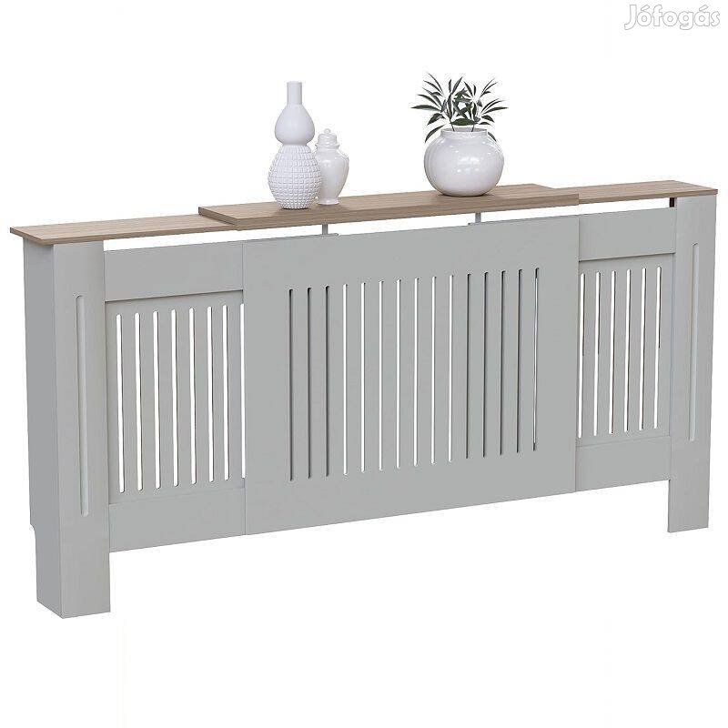 Vida Designs Arlington radiátorburkolat, fa polccal