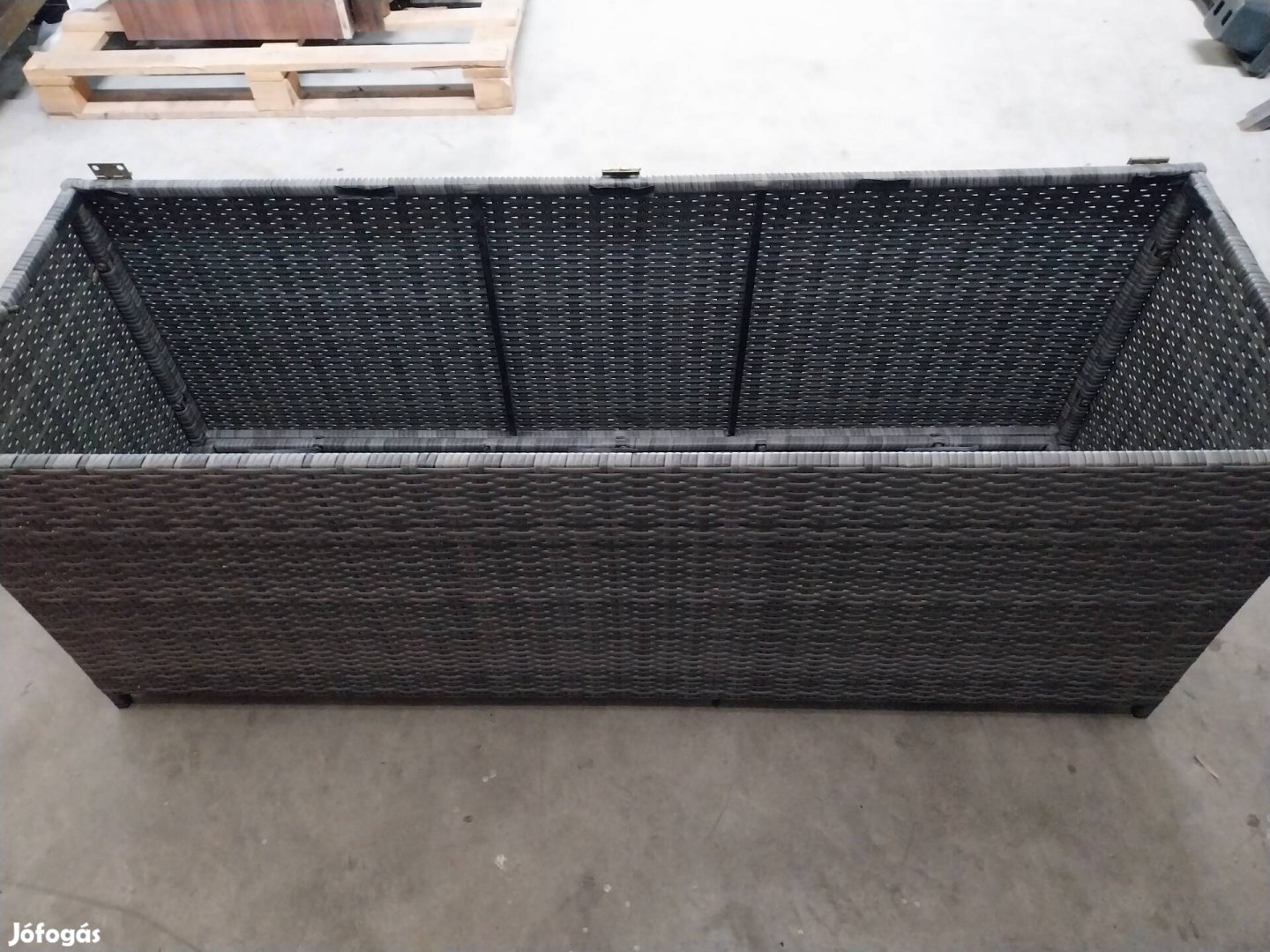 Vida xl polyrattan tároló láda, rattan láda