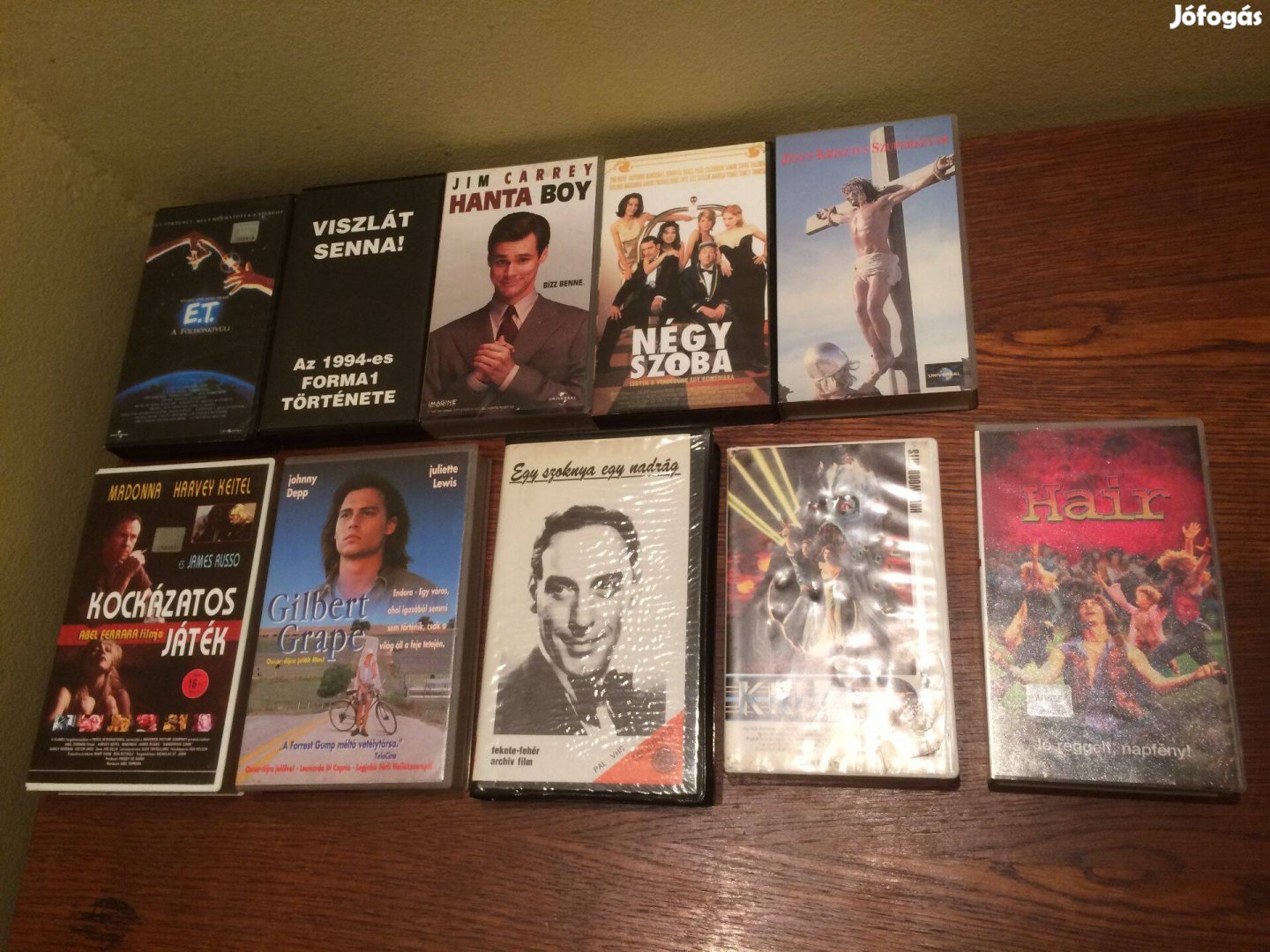 Video kazetta VHS filmek 1.5e Ft db