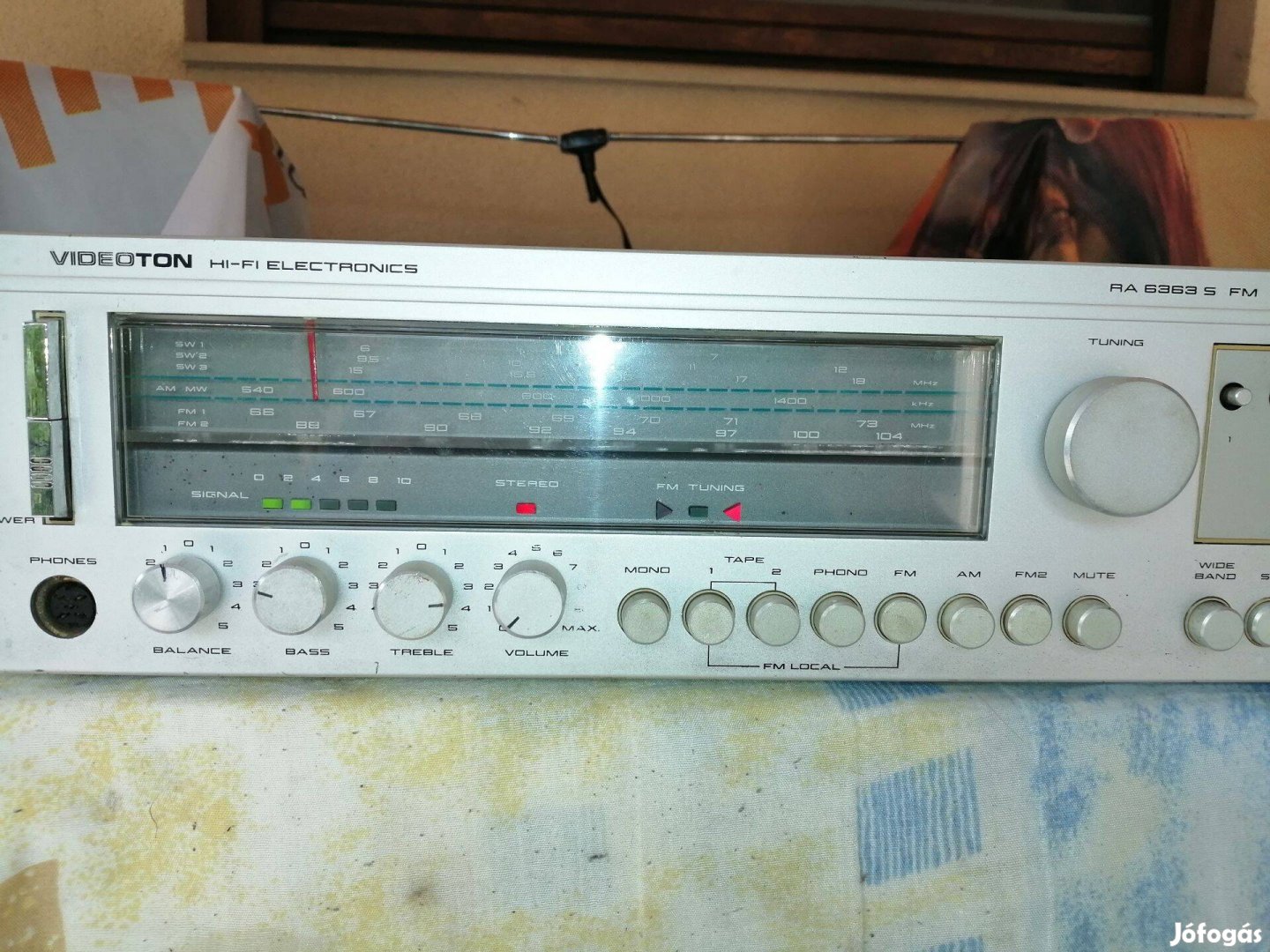 Videoton RA 6363S rádiós erősítő eladó!