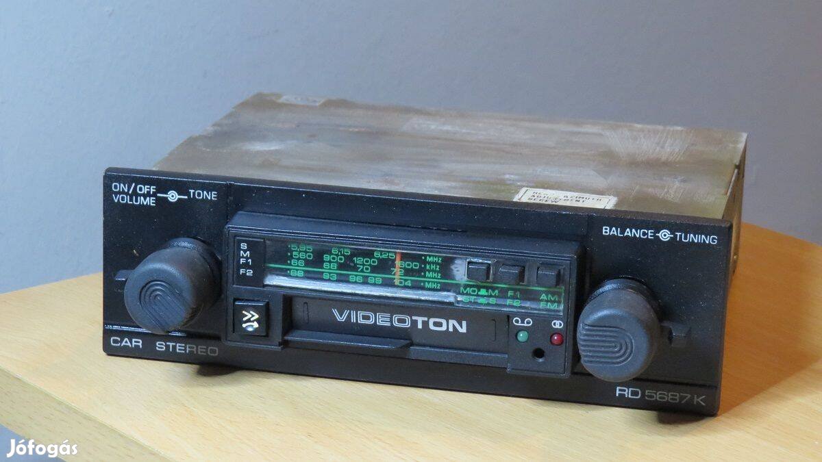 Videoton RD 5687 K retro radio autórádió