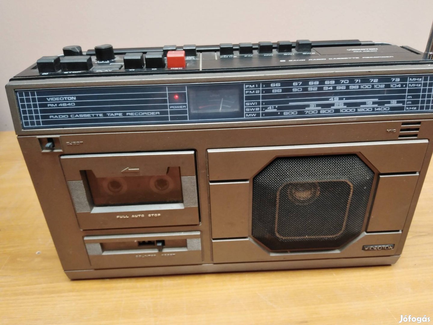 Videoton RM 4640 kazettás táska rádió
