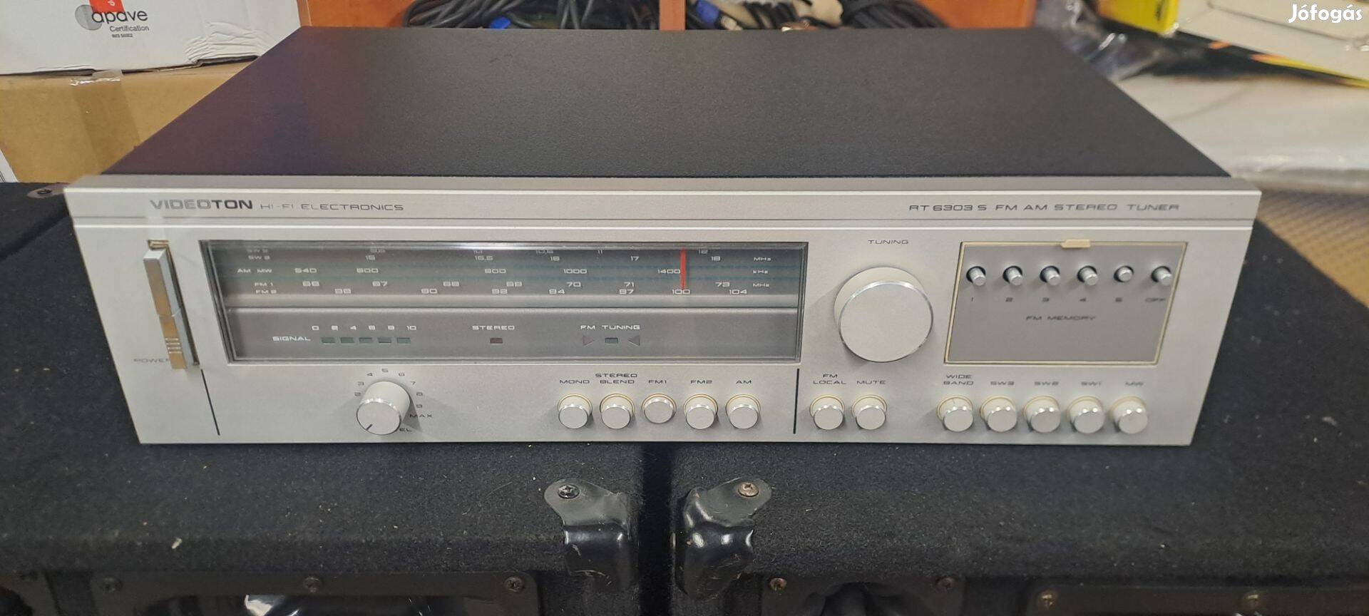 Videoton RT5303S Hi-Fi sztereó rádió tuner (gyüjtői darab)