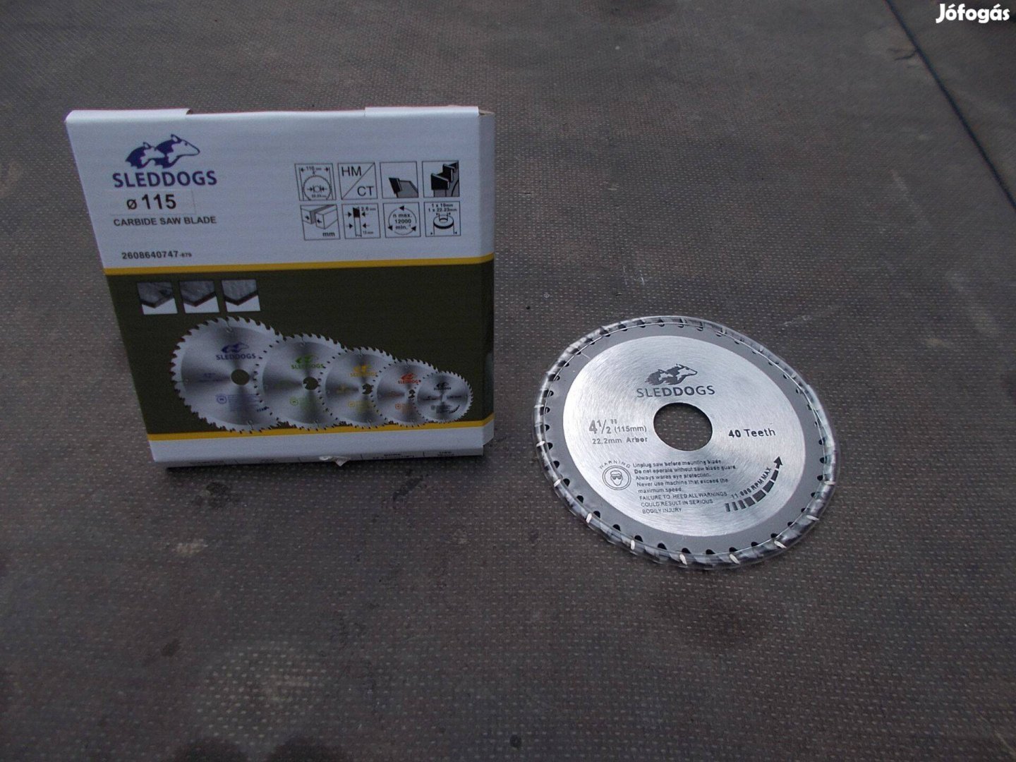 Vidia 115mm keményfém lapkás Fa fűrésztárcsa kis flexre -új-