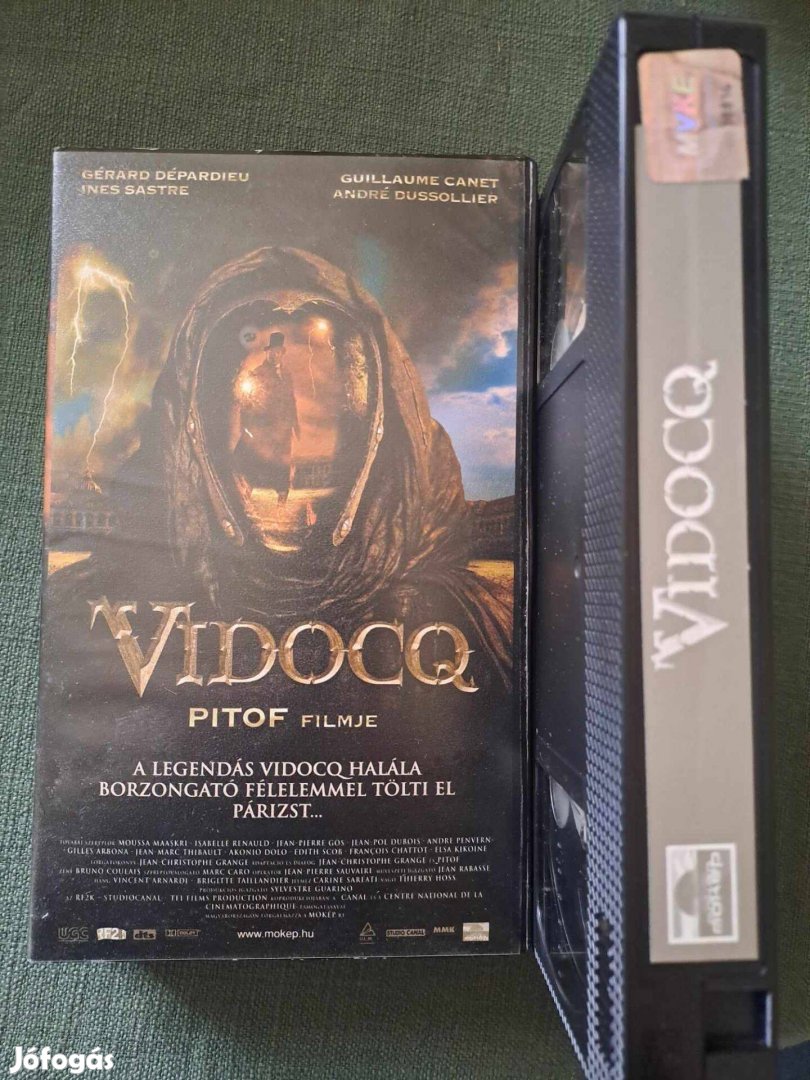 Vidocq VHS - kosztümös francia krimi