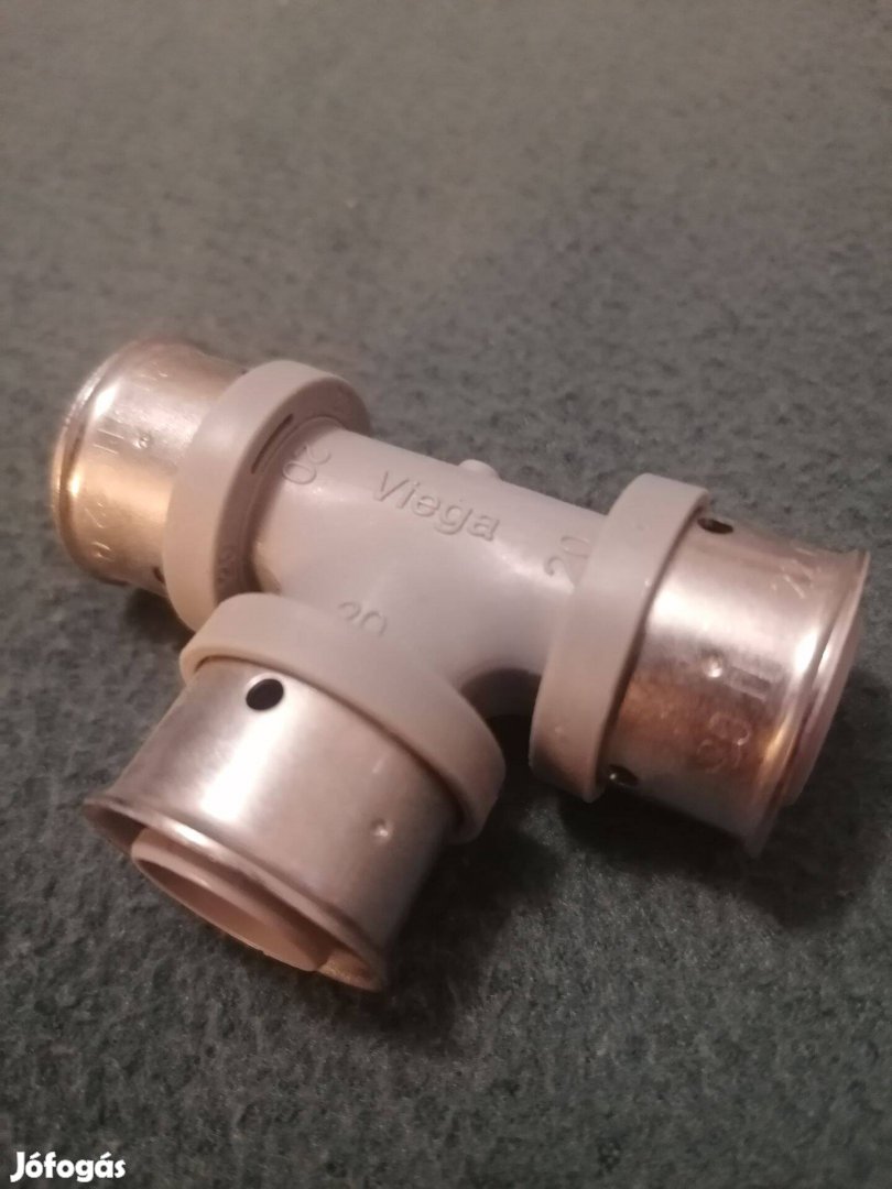 Viega Pexfit Pro d20mm préselhető T-idom ötrétegű csőhöz