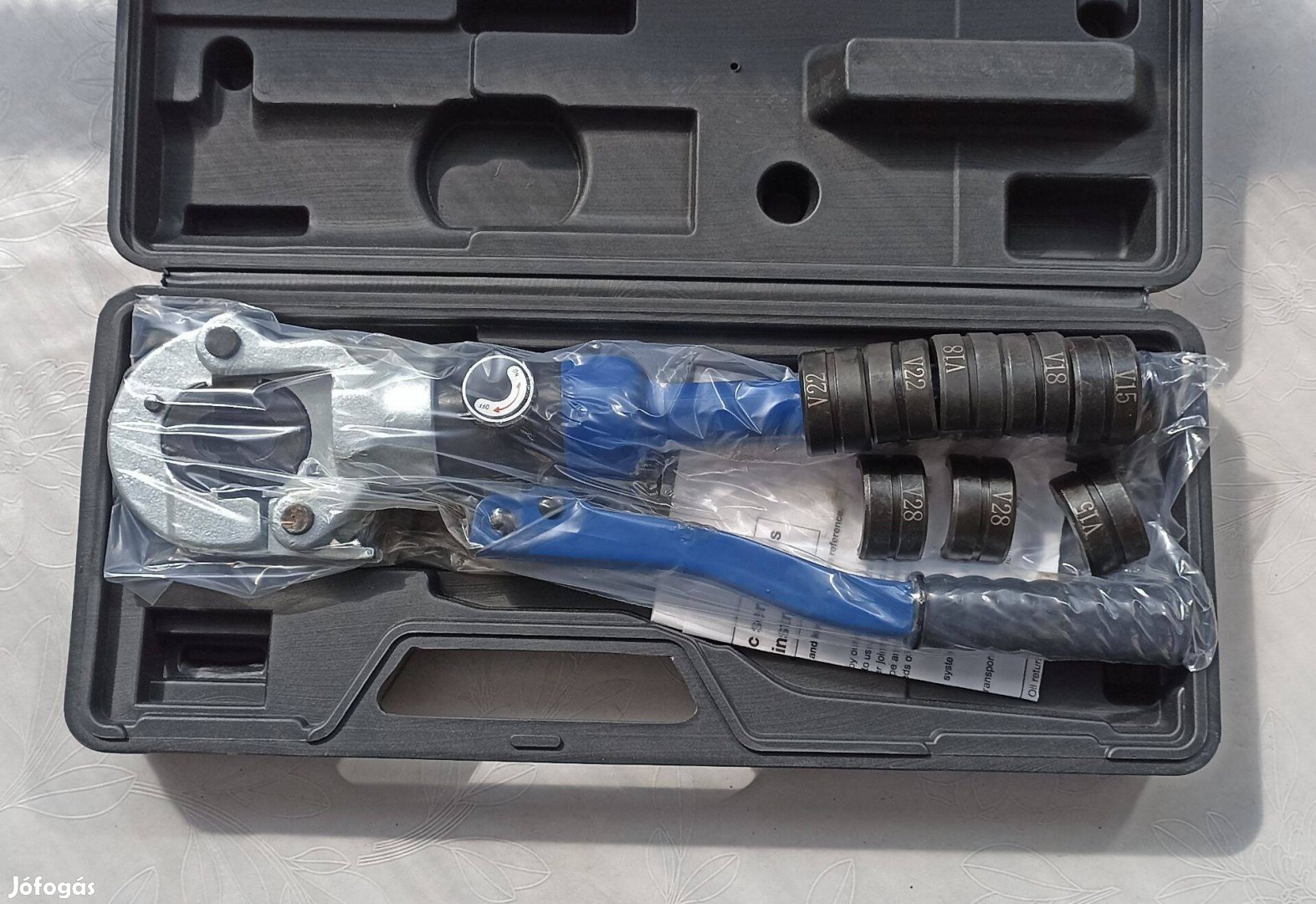 Viega press gép,csőprés,réz fitting prés,idom prés,