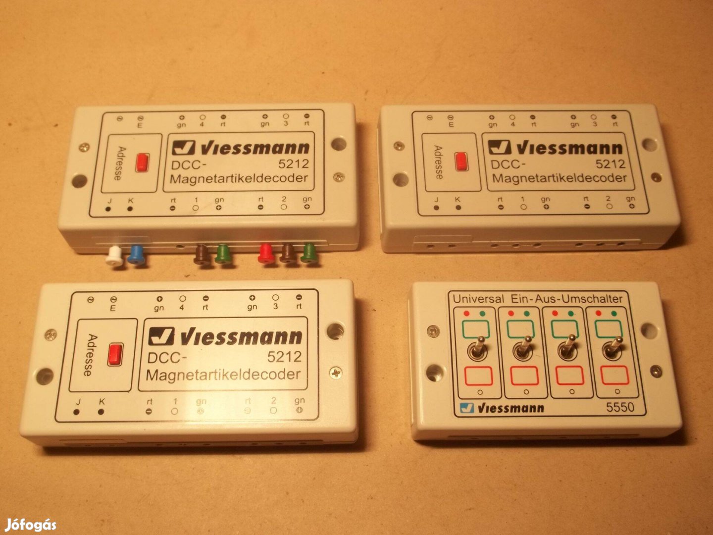 Viessmann 5212 és 5550 Dekóder Vezérlőmodul és Kapcsolópult