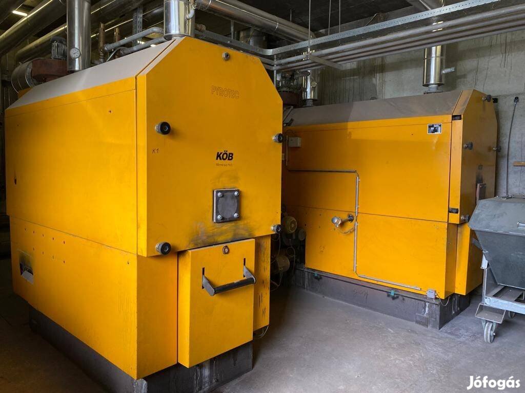 Viessmann/Köb 2x350 kW faaprítékos kazán