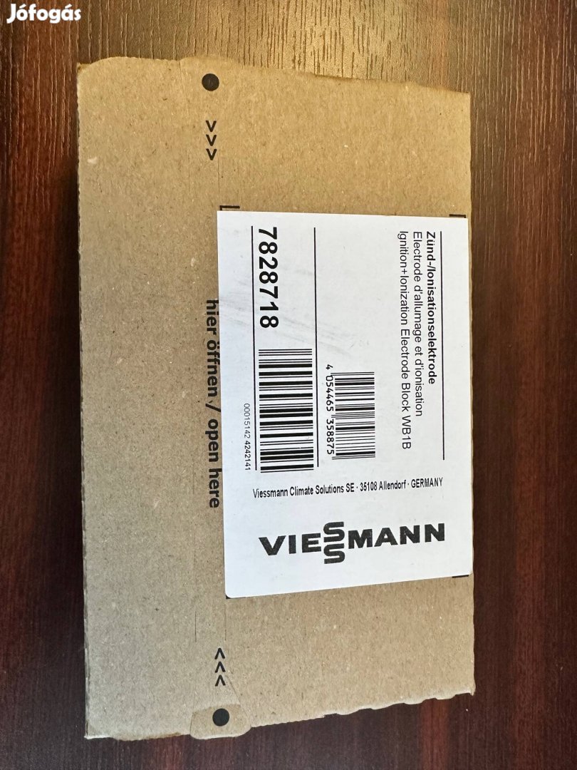 Viessmann gyújtó- ionizációs elektróda Vitodens 100 W kazánhoz 782871