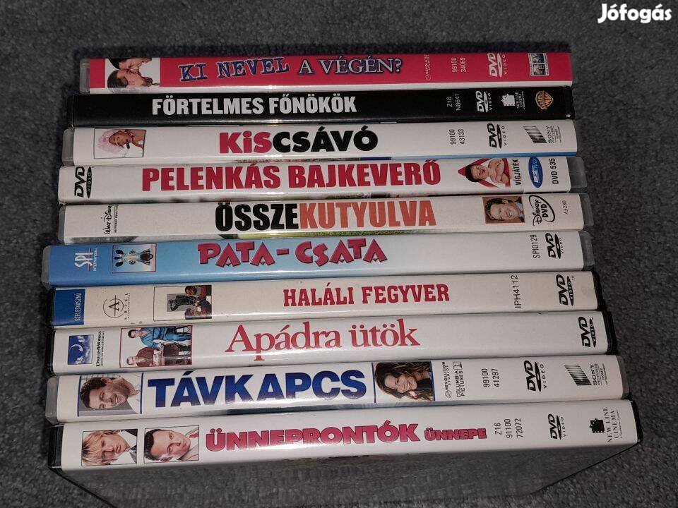 Vígjáték csomag 10 DVD Szinkronizált (Távkapcs, Förtelmes főnökök)