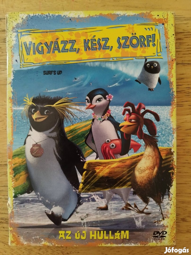 Vigyázz kész szörf papirfeknis újszerű dvd 