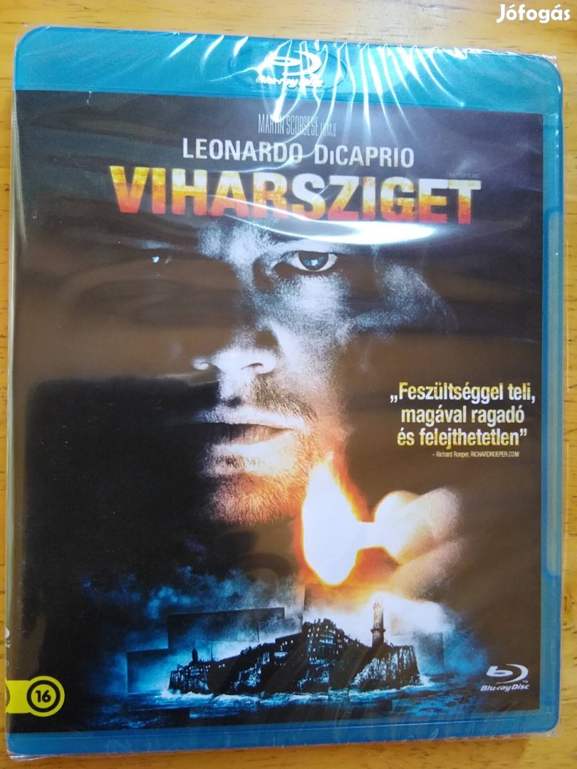 Viharsziget blu-ray Leonardo Dicaprio Új 