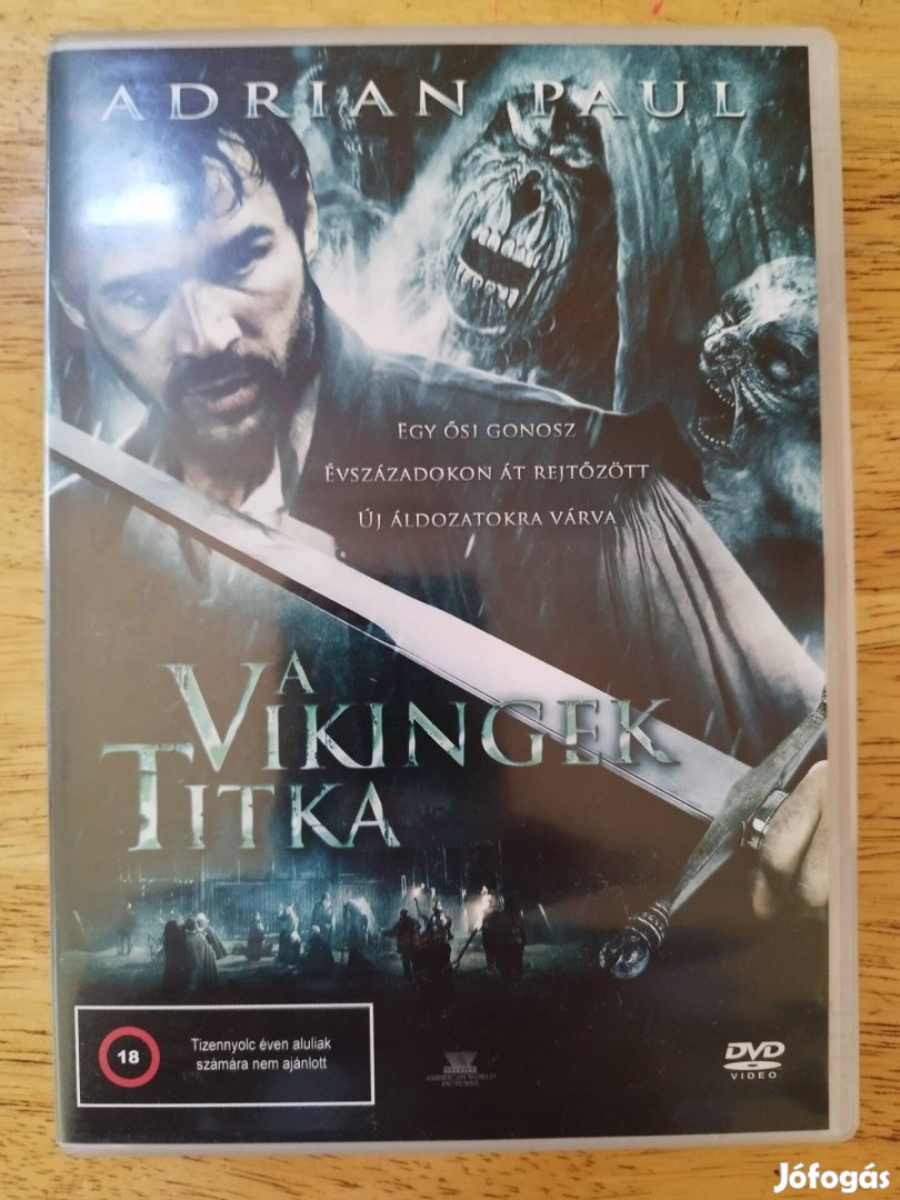 Vikingek titka újszerű dvd Adrian Paul 