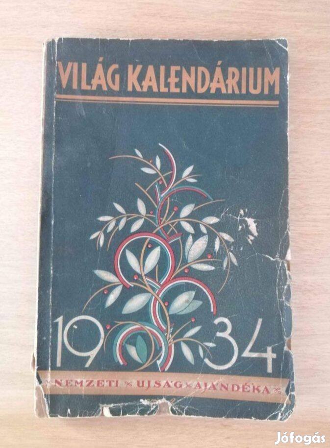 Világ kalendárium a magyarság évkönyve1934