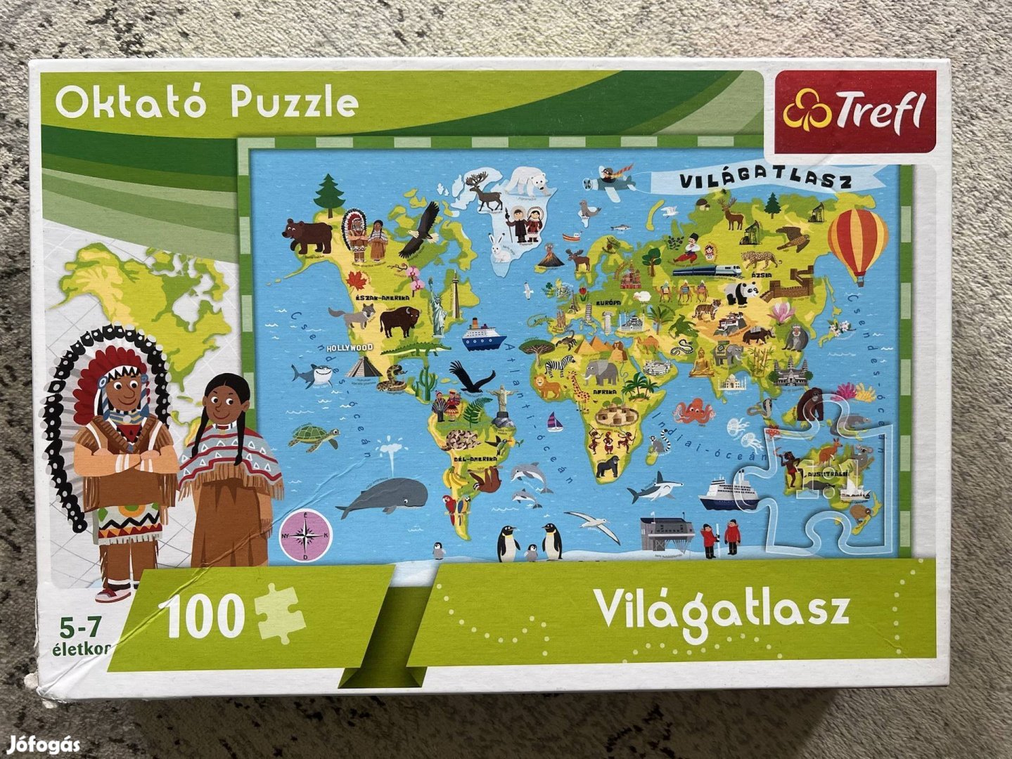 Világatlasz puzzle