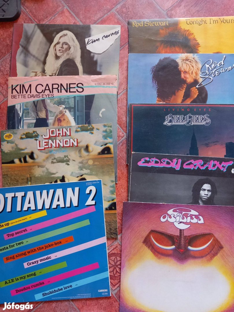 Világhíres külföldi előadók pop-rock bakelit nagy lemez